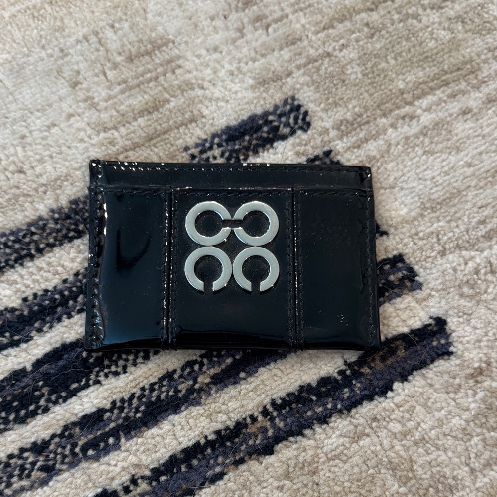 Coach Black Patent Leather Wallet